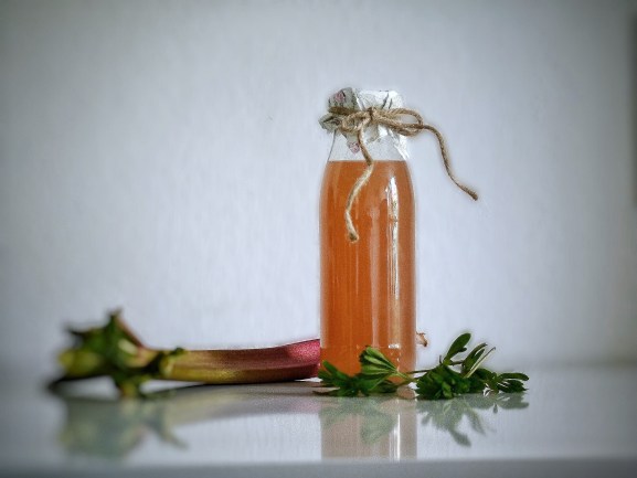 Rhabarber Waldmeister Sirup