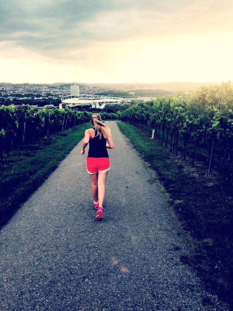 Frau beim Joggen