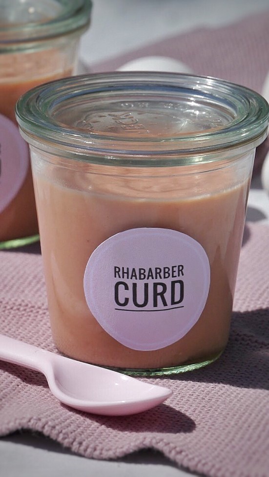 Rhabarber Curd