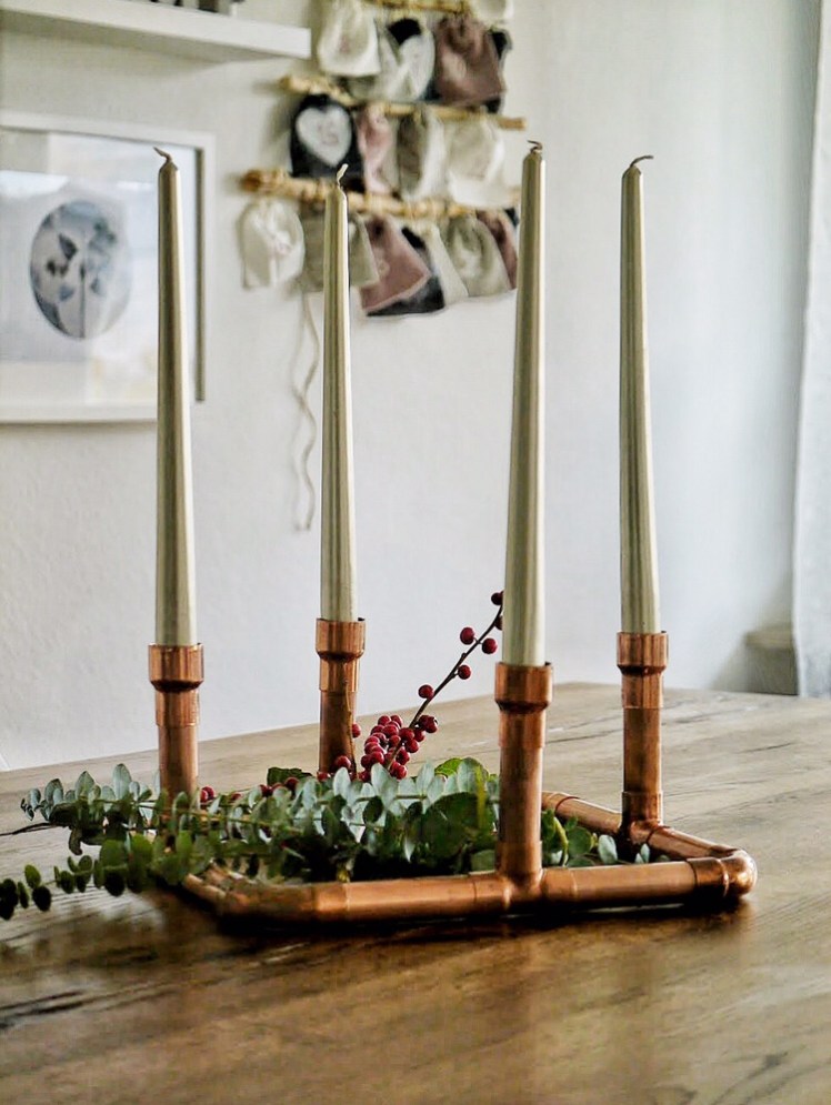 minimalistischer Adventskranz