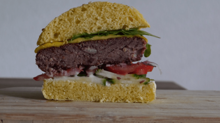 Burger aus Kidneybohnen