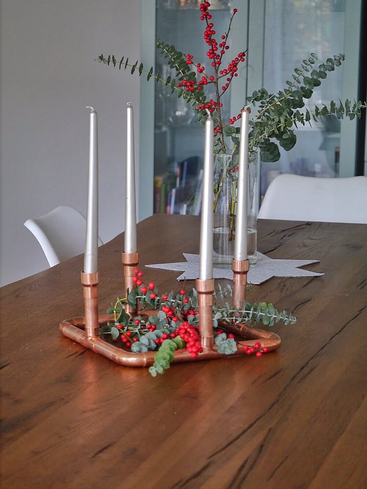 minimalistischer Adventskranz